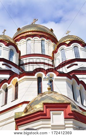 the new Athos monastery in Abkhazia July