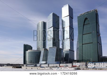 Russia. Complex of Moscow business city center