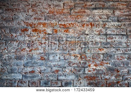 Creative brick wall. Design wall in the interior