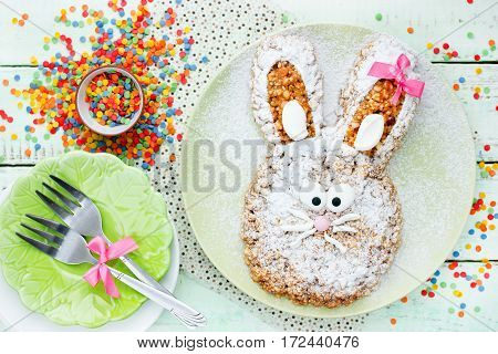 Easter bunny cake fun Easter dessert for kids