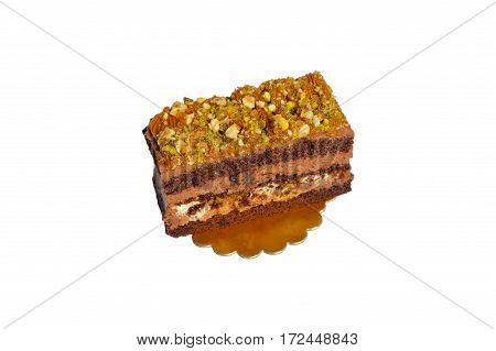 Prepared for special occasions, delicious and beautiful chocolate cake