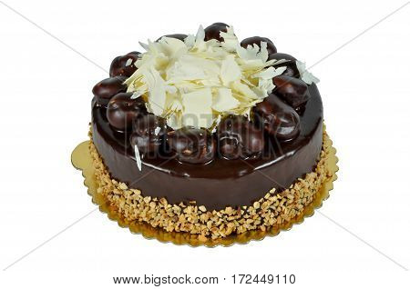 Prepared for special occasions, delicious and beautiful chocolate cake