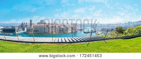 Panorama Of Old Marseille