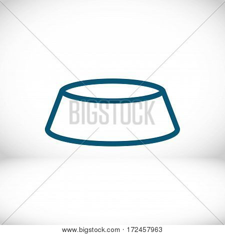 bowl icon stock vector illustration flat design