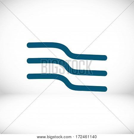 wind icon stock vector illustration flat design