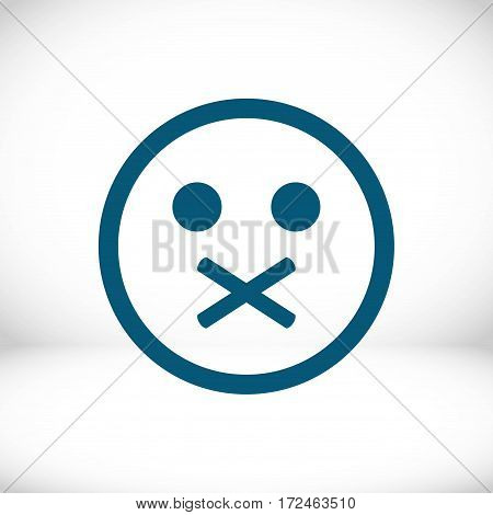 Smile icon stock vector illustration flat design