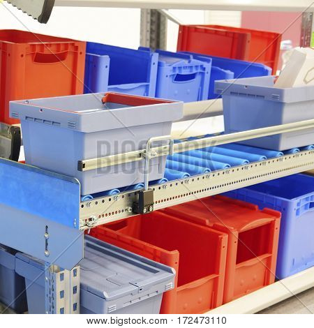 The image of a warehouse equipment