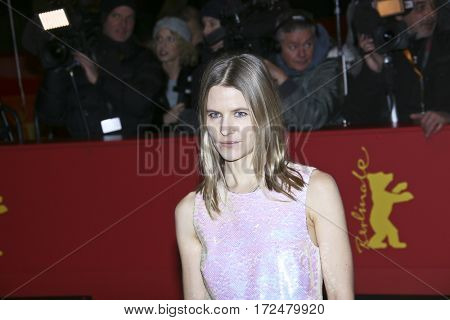BERLIN, GERMANY - FEBRUARY 18: Costume designer Aino Labrenz arrives for the closing ceremony of the 67th Berlinale Festival Berlin at Berlinale Palace on February 18, 2017 in Berlin, Germany. 
