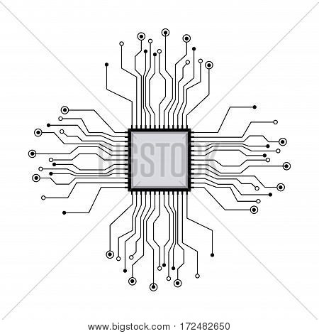 circuits icon image stock, vector illustration design
