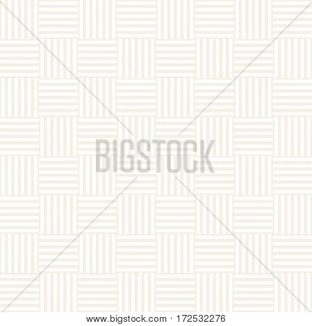 Repeating Geometric Stripes Tiling. Vector Seamless Monochrome Pattern