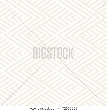 Abstract Zigzag Parallel Stripes. Stylish Ethnic Ornament. Vector Seamless Pattern