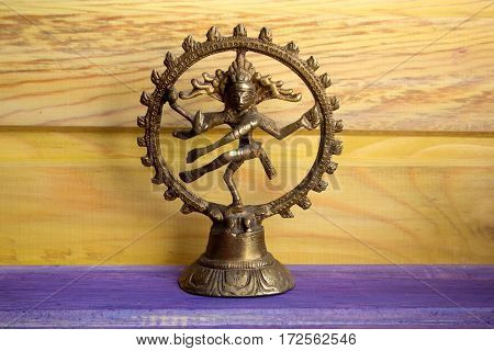 statuette of a dancing God Shiva Nataraja