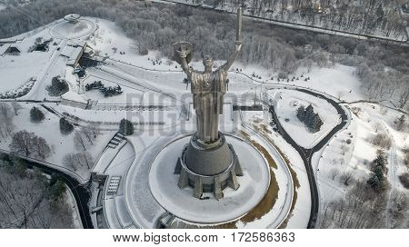 Aerial drone photo of iconic City of Kiev Tower bridge and river Thames.