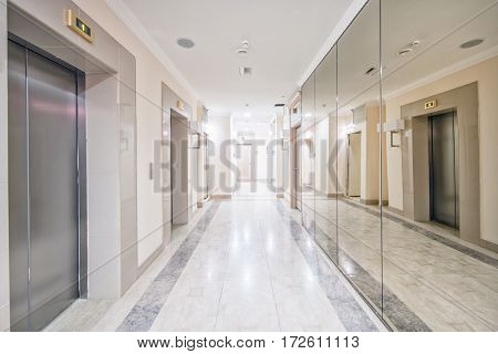 Russia,Moscow - the interior design of the hall in a new apartmen