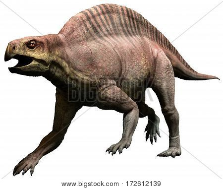 lotosaurus dinosaur from the Triassic era 3D illustration