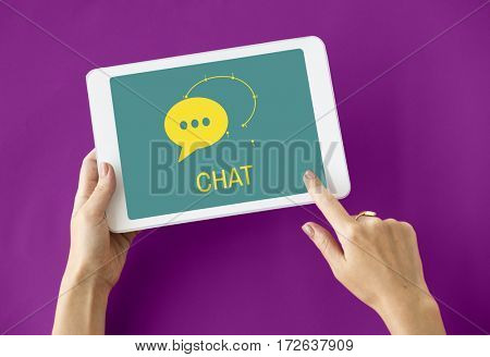 Chat Bubble Message Network Icon