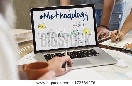 Flowchart Information Methodology Operation Icon