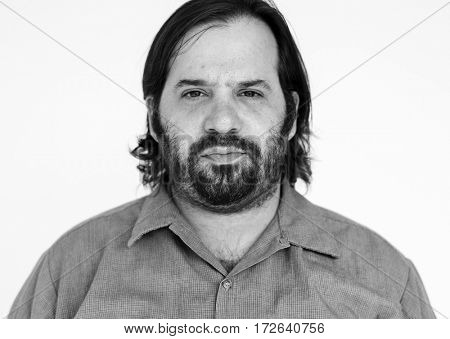 Studio People Shoot Portrait Isolated
