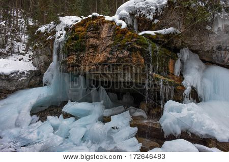 Maligne Canyon Ice Walk in Jasper National Park, Canada