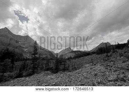 Ptarmigan Cirque hike in Kananaskis Country Alberta, Canada