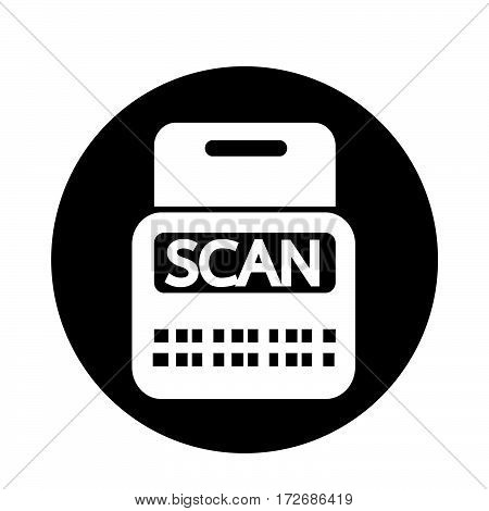 an images of Or pictogram Scan Stock Icon
