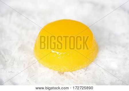 quindim brazilian dessert coconut egg delicious yellow