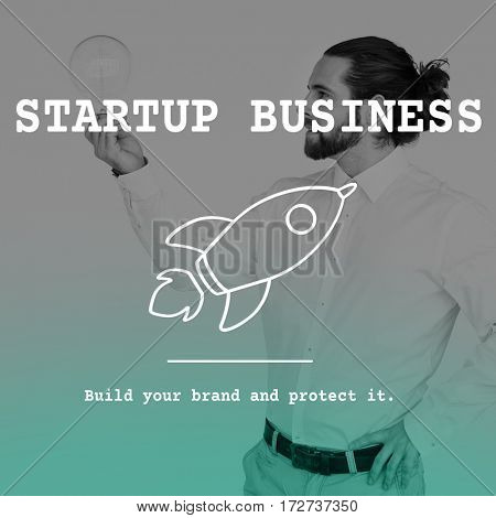 Start Up Business Rocket Icon