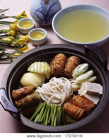 Koreańska zupa żywności