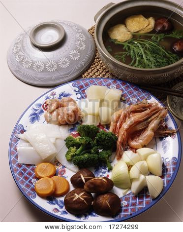 Korean keitto ruokaa