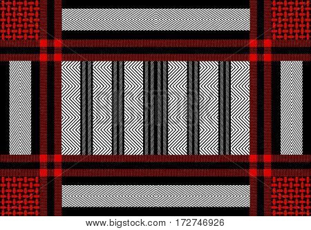 Traditional Middle Eastern headdress. Simple textile print.