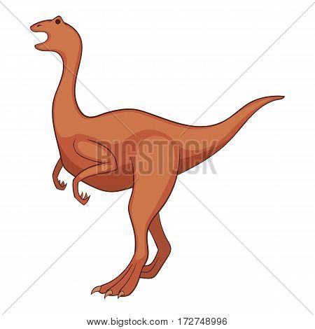 Allosaurus icon. Cartoon illustration of allosaurus vector icon for web