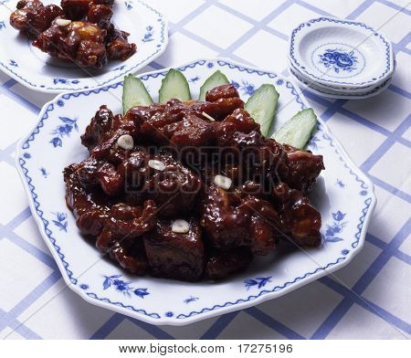 Cibo coreano arrosto