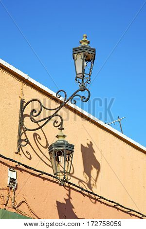 Street Lamp  Morocco Africa    The Outdoors And