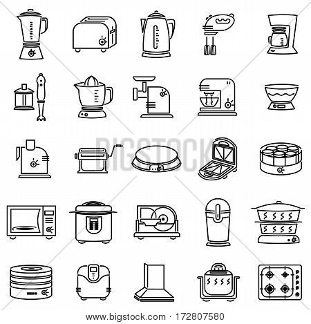 Kitchen Appliances Icons