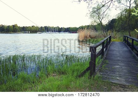 Sulejowski Reservoir in Lodzkie Province in Poland