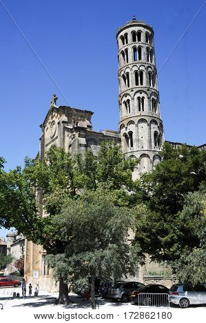 Uzes Cathedral (Cathedrale Saint-Theodorit d'Uzes) is a former Roman Catholic cathedral located in the city of Uzes a southern French city in the Languedoc-Roussillo region
