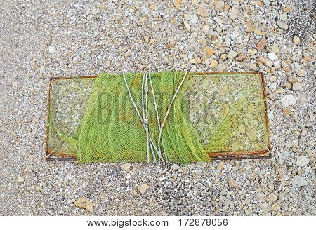 Fishing Net On Frame