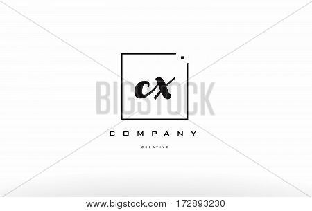 Cx C X Hand Writing Letter Company Logo Icon Design