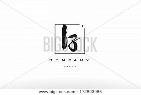 Fz F Z  Hand Writing Letter Company Logo Icon Design