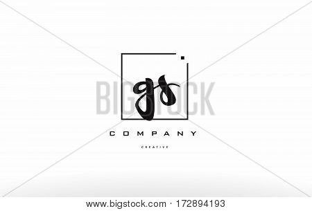Gs G S Hand Writing Letter Company Logo Icon Design