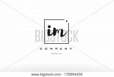 Im I M Hand Writing Letter Company Logo Icon Design
