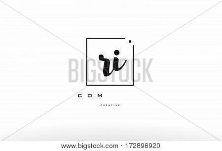 Rg R G Hand Writing Letter Company Logo Icon Design