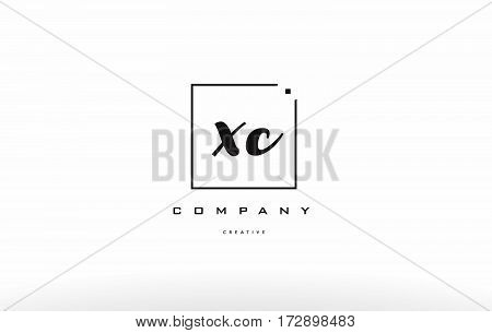 Xc X C Hand Writing Letter Company Logo Icon Design