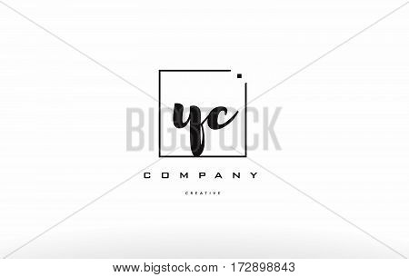 Yc Y C Hand Writing Letter Company Logo Icon Design