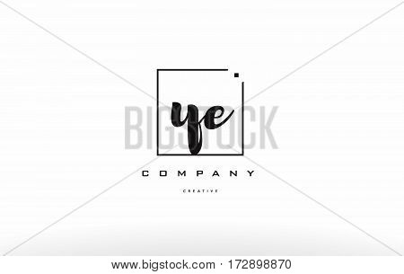 Ye Y E Hand Writing Letter Company Logo Icon Design