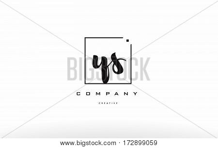 Ys Y S Hand Writing Letter Company Logo Icon Design