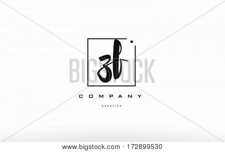Zf Z F Hand Writing Letter Company Logo Icon Design