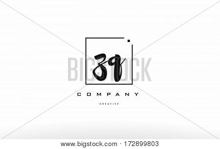 Zq Z Q Hand Writing Letter Company Logo Icon Design