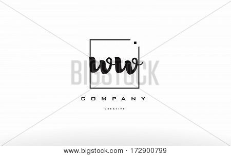 Ww W Hand Writing Letter Company Logo Icon Design