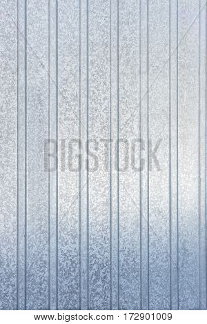 Sheet metal zinc with little light-texture background
